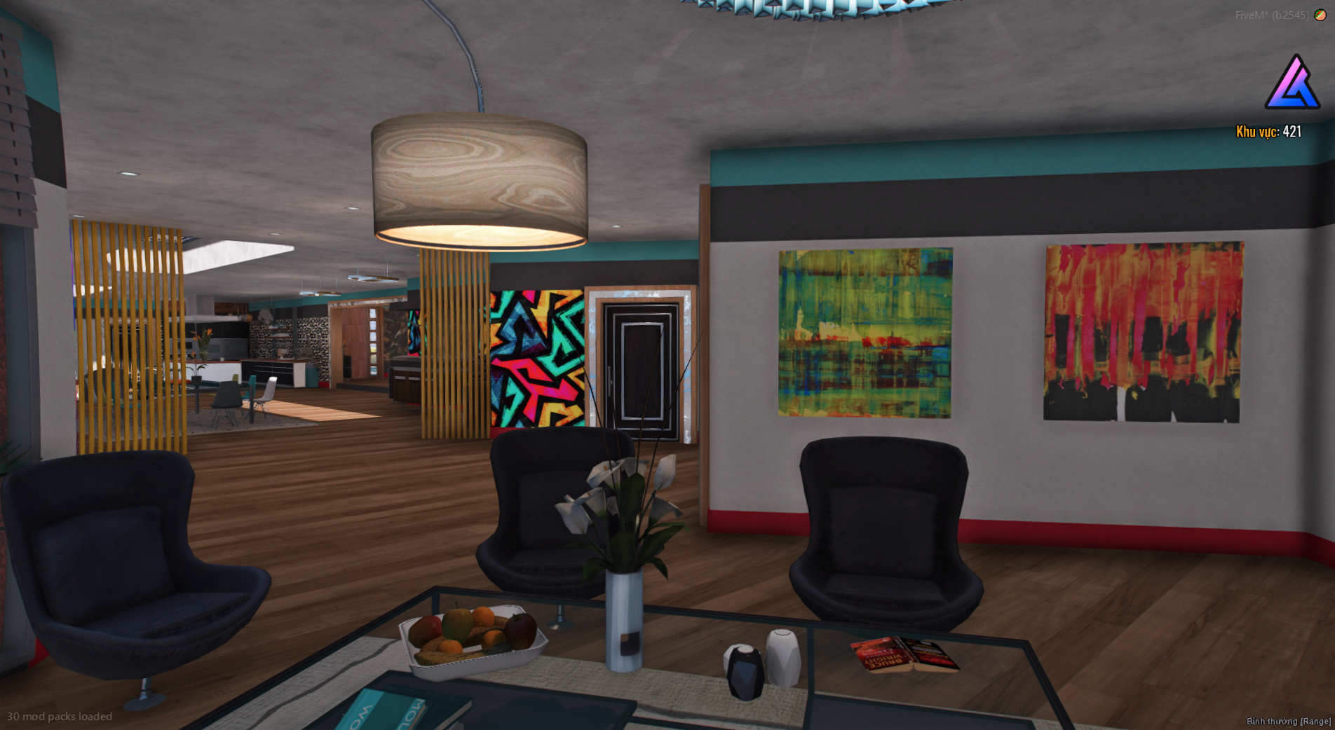 Bathroom interior of Weston Mansion MLO for FiveM