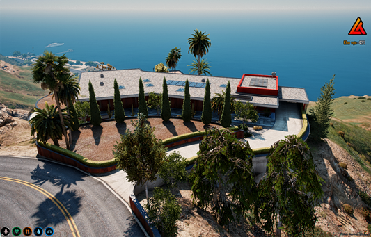 Westons Mansion Interior living room view for FiveM