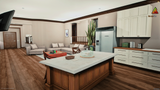 Bathroom Interior of White Mansion MLO