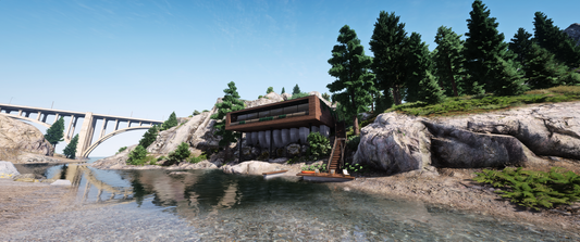 Front view of Wild House 2 in FiveM