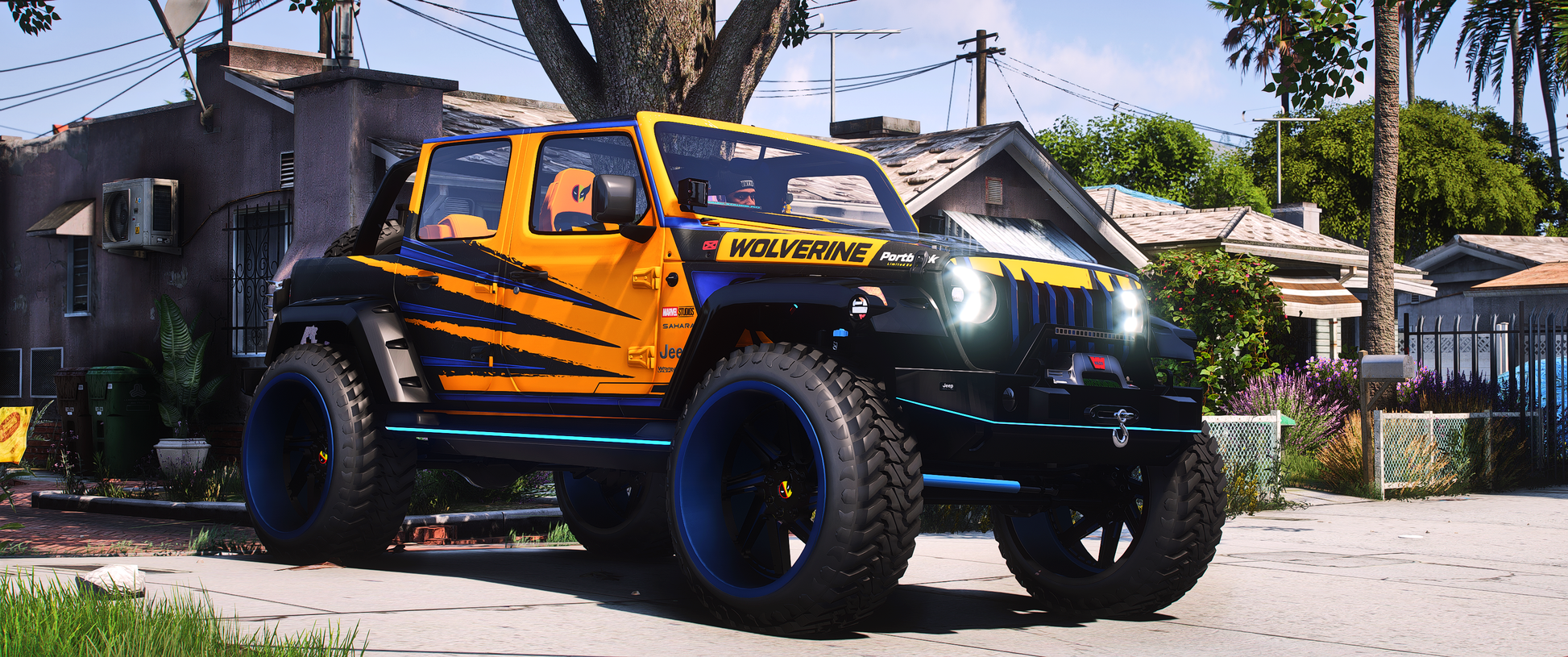Wolverine Jeep Wrangler Front View