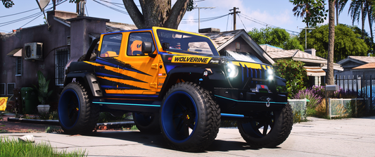 Wolverine Jeep Wrangler Front View