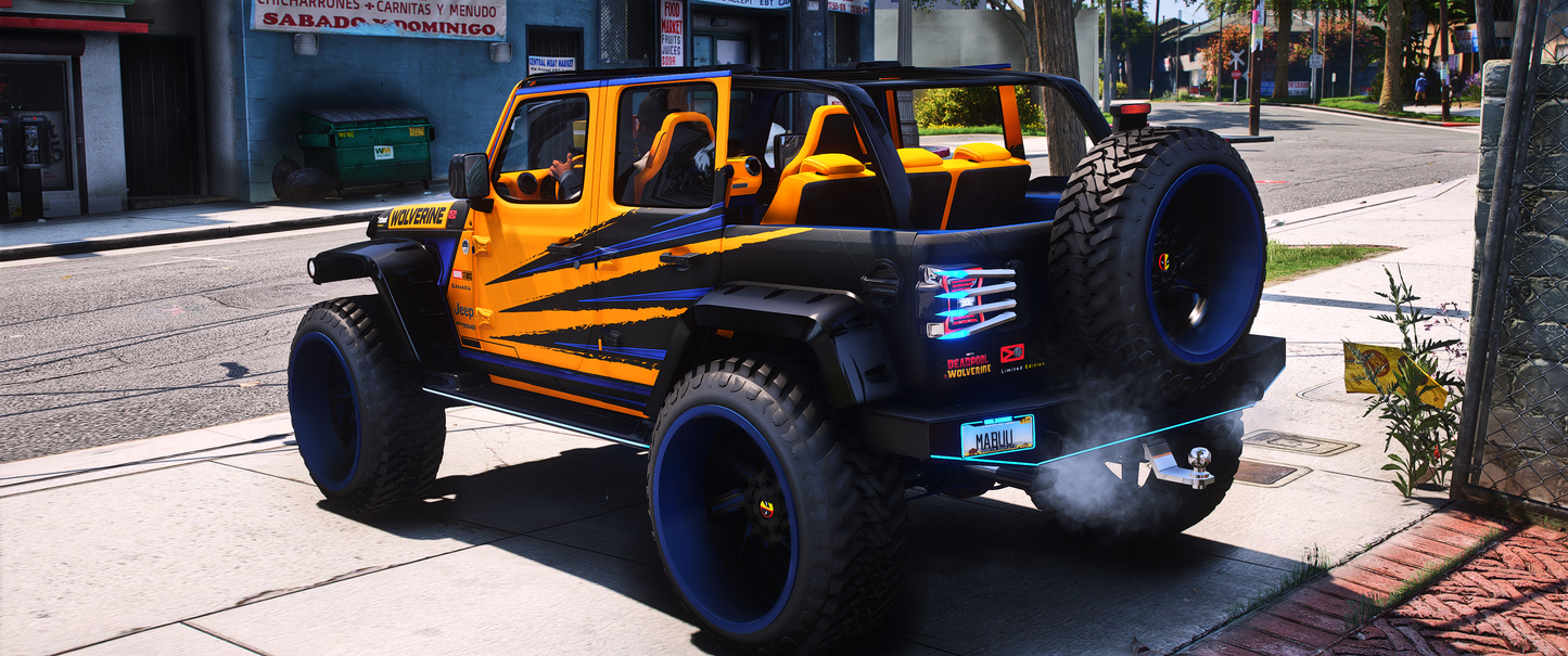Wolverine Jeep Wrangler Side View