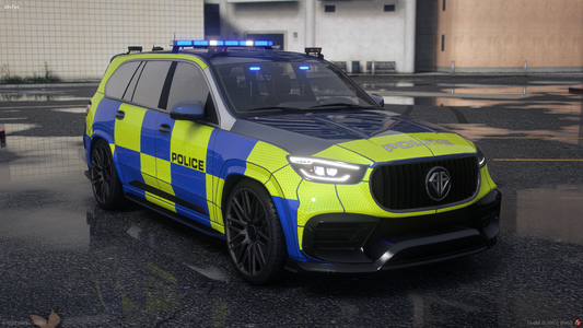 Benefactor XLS STR PD FiveM Police SUV Front View