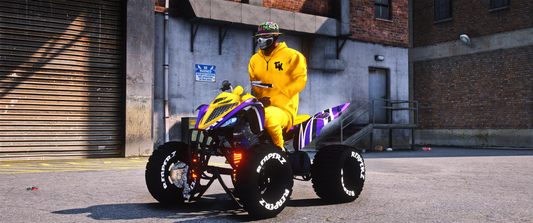 Front view of Yamaha Raptor 700R for FiveM