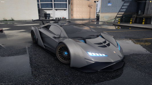 Front view of Pegassi Zentorno Venuum FiveM car mod