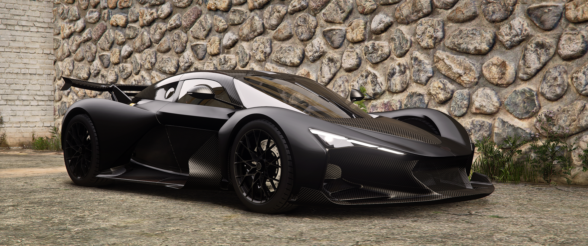 Zenvo Aurora Agil 2024 front view for FiveM GTA V