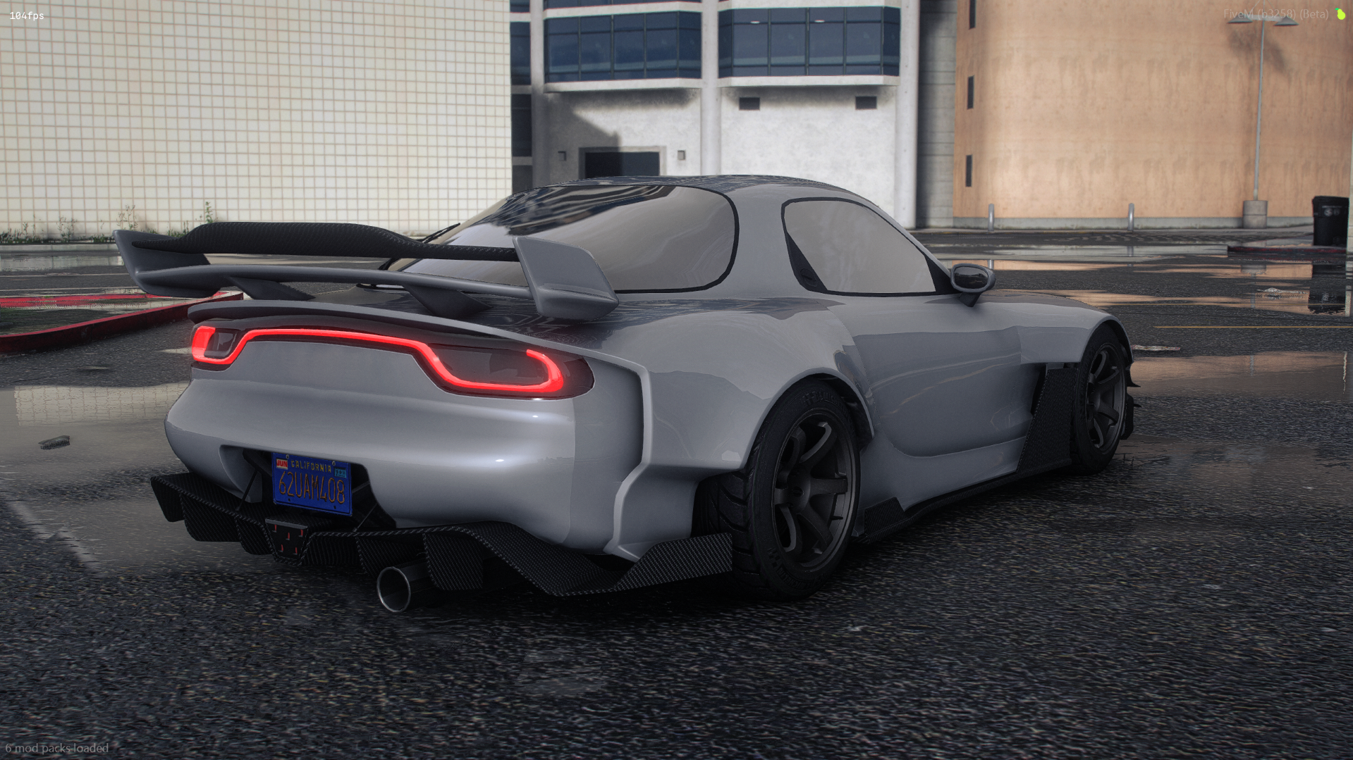Side profile of Lore Friendly Annis ZR350 X GTA V vehicle mod